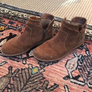 Born Brown Suede Ankle Boots